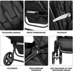Deryan Luxe Elena Dubbele Buggy- Duo Buggy – Tandem Buggy – Compact En Lichtgewicht -Babyproducten Uitverkoop 1200x1168