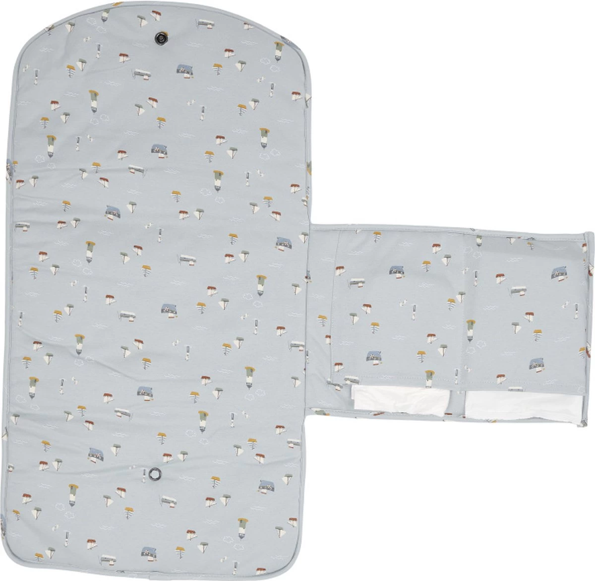 Little Dutch Verschoningsmatje Sailors Bay Blue 2 Little Dutch Verschoningsmatje Sailors Bay Blue - Afbeelding 2