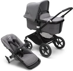 Bugaboo Fox3 Kinderwagen - Black/Grey Melange -Babyproducten Uitverkoop 1200x1173 4