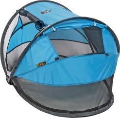 Deryan Peuter Luxe Campingbedje – Inclusief Zelfopblaasbare Matras - Blue -Babyproducten Uitverkoop 1200x1176 2