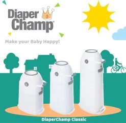 Luieremmer Large Zilver - Groot - Zonder Navulling - Geschikt Voor Pampers En Huggies - Stoma -Babyproducten Uitverkoop 1200x1178 10