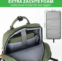 Brisby Slijtvaste Luiertas – Verzorgingstas – Met Buggymontage - Groen -Babyproducten Uitverkoop 1200x1179 4