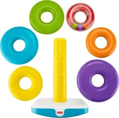 Fisher Price Fisher-Price Stapelringen - Grote Kleurenringpiramide -Babyproducten Uitverkoop 1200x1181
