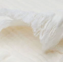 Jollein Baby Deken Ledikant 120x120cm Muslin Fringe - Ivory -Babyproducten Uitverkoop 1200x1184 7
