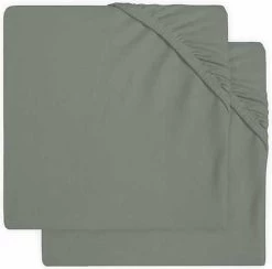 Jollein Baby Hoeslaken Ledikant Jersey 60x120cm - Ash Green - 2 Stuks -Babyproducten Uitverkoop 1200x1186 5