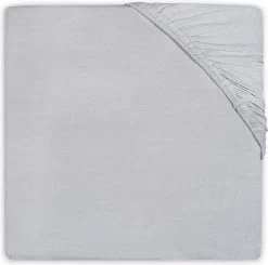 Jollein Baby Hoeslaken Peuterbed Jersey 70x140/75x150cm - Soft Grey