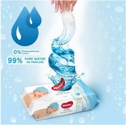 Huggies Billendoekjes - Baby Wipes - Pure Extra Care - 99% Water 56 Doekjes -Babyproducten Uitverkoop 1200x1193 11