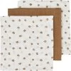 Meyco Mini Panther Hydrofiele Doeken - 3-pack - Toffee - 70x70cm