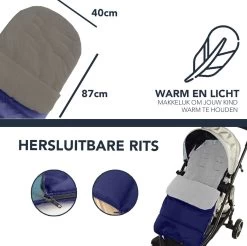 Achaté Voetenzak - Voor Kinderwagen Of Stoeltje – Baby Slaapzak - Autostoel - Donkerblauw 21 Achaté Voetenzak - Voor Kinderwagen Of Stoeltje – Baby Slaapzak - Autostoel - Donkerblauw -Babyproducten Uitverkoop 1200x1197 5