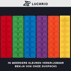 Bijtketting - Kauwketting | Bouwblokje Patroon Oranje -Babyproducten Uitverkoop 1200x1199