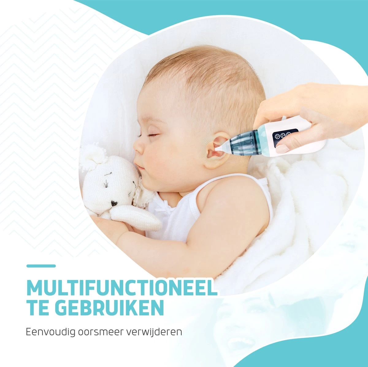 Hoy En Dia® Neusreiniger Baby Snoetenpoetsers - Neuspeer Met USB - Elektrische Neuszuiger En Oorreiniger 7 Hoy En Dia® Neusreiniger Baby Snoetenpoetsers - Neuspeer Met USB - Elektrische Neuszuiger En Oorreiniger - Afbeelding 7