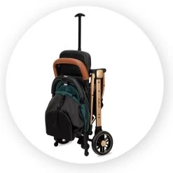 MoMi Wandelwagen - Compacte Lichtgewicht Buggy - Estelle - Green-Gold (geschikt Van 6mnd - 15kg) -Babyproducten Uitverkoop 1200x1200 1037