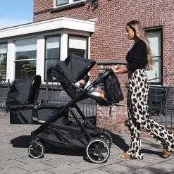 Deryan Evy Kinderwagen - Duo Kinderwagen - Uitbreidbaar - Inclusief Reiswieg - Zwart -Babyproducten Uitverkoop 1200x1200 1049