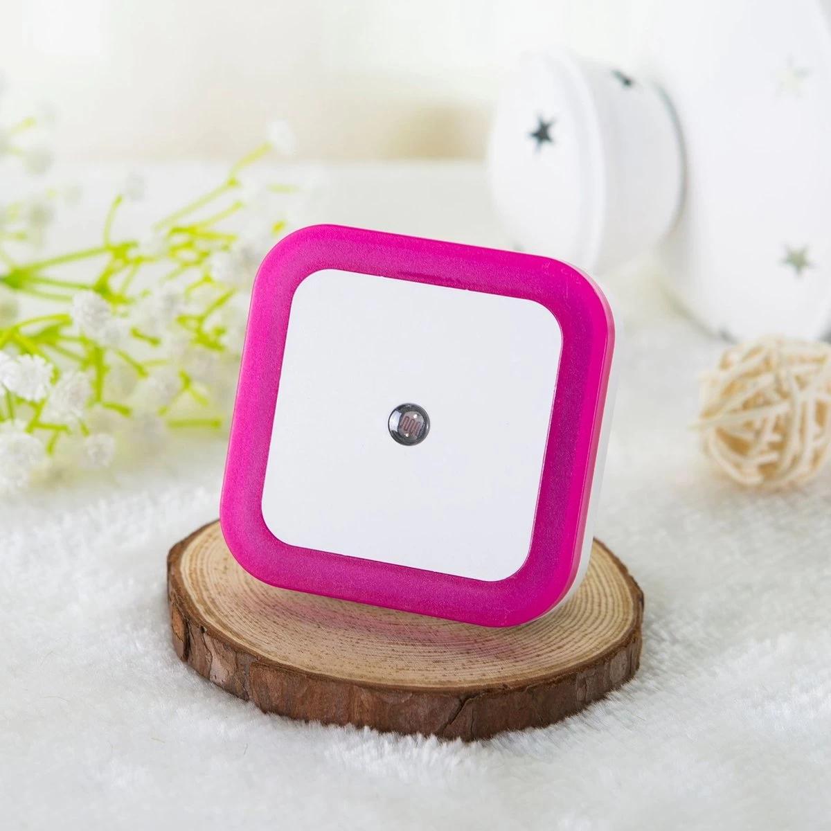 Merkloos Nachtlampje Roze | Stopcontact | Kinderen | Sensor 1 Merkloos Nachtlampje Roze | Stopcontact | Kinderen | Sensor