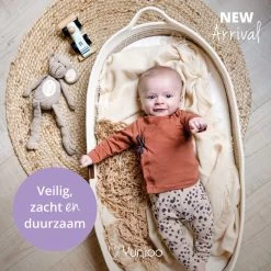 YUNIOO™ Deluxe Aankleedkussen 'Sydney' - Verschoonmand 80cm - Mozesmand - Gratis Reismatje, Comfortabel Matras En Waterafstotend Hoeslaken - Extra Stevig Gevlochten Katoen - Ontwikkeld In NL - Steun Een Goed Doel - Baby Changing Basket - Babykamer -Babyproducten Uitverkoop 1200x1200 1156