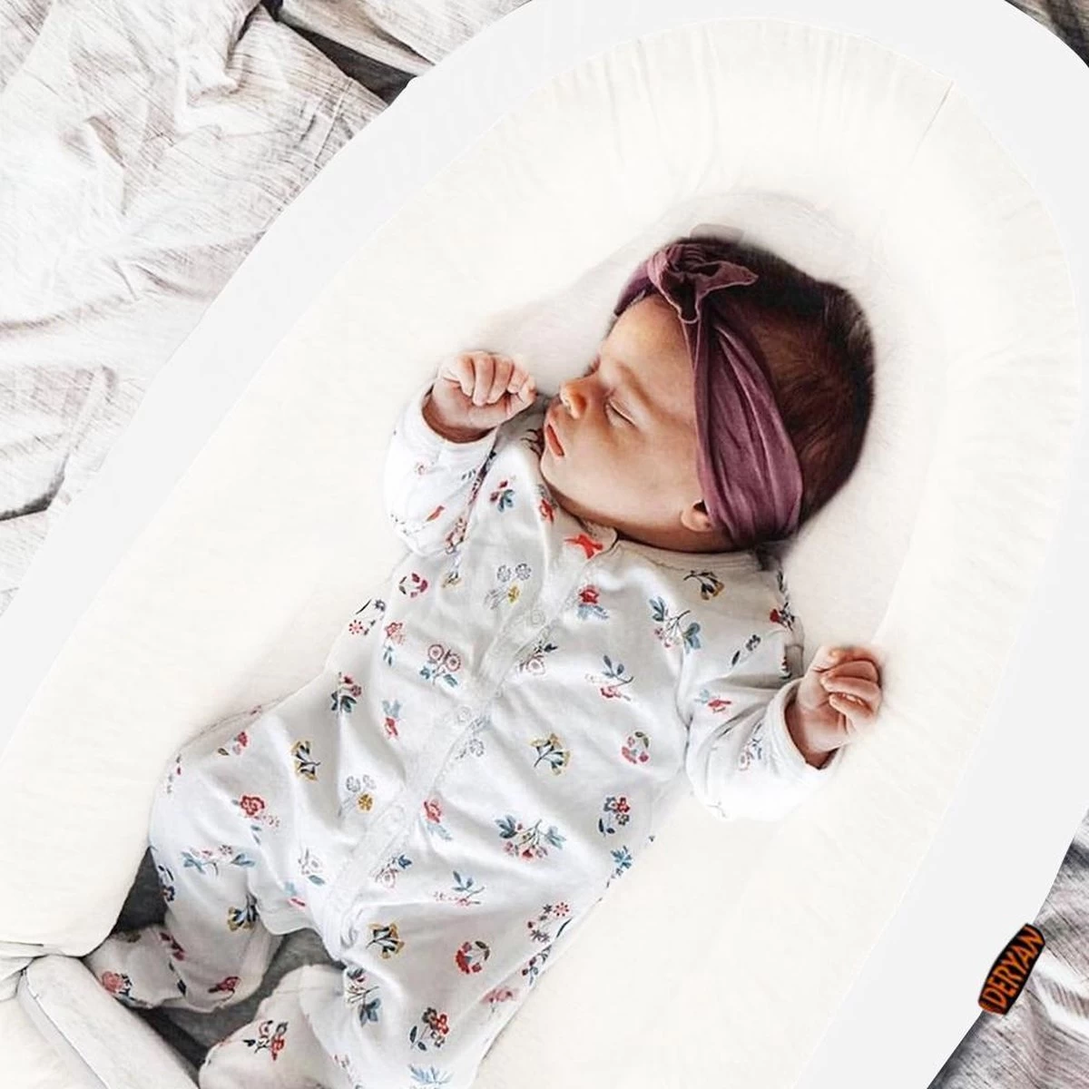 Deryan Luxe Babynestje - Wit - Inclusief Draagtas 9 Deryan Luxe Babynestje - Wit - Inclusief Draagtas - Afbeelding 9