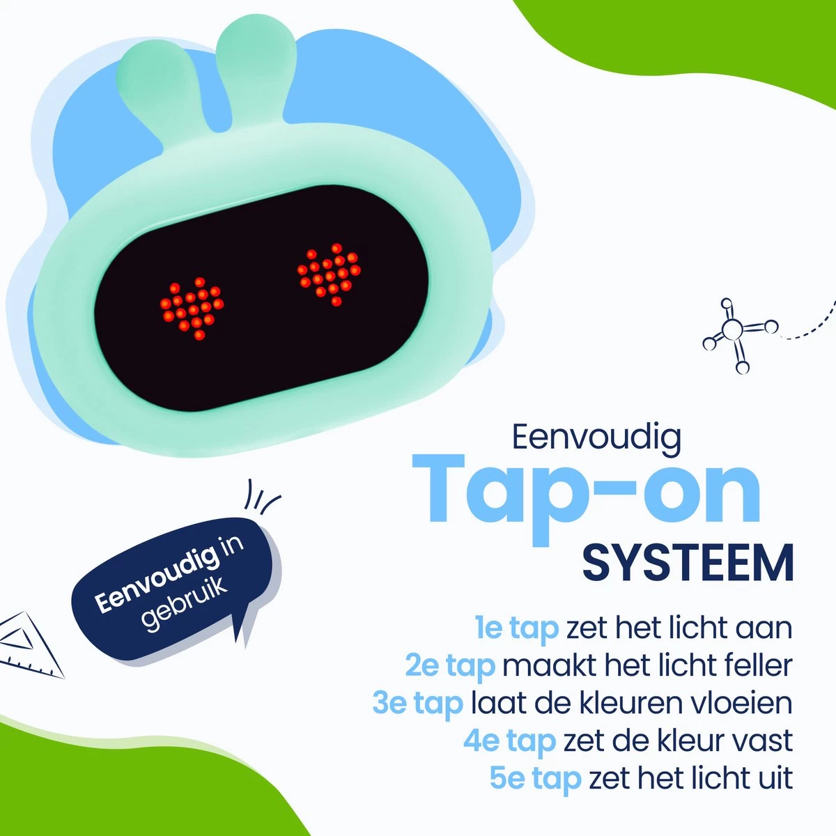 Kadoing Konijn Kinderwekker - Met Gezichtsuitdrukkingen En TAP-ON - Wake Up Light Voor Kinderen - Wekker Digitaal - Kinderklok - Nachtlamp - Slaapkamer - Kinderkamer - Kinderspeelgoed - Speelgoed Cadeau 5 Kadoing Konijn Kinderwekker - Met Gezichtsuitdrukkingen En TAP-ON - Wake Up Light Voor Kinderen - Wekker Digitaal - Kinderklok - Nachtlamp - Slaapkamer - Kinderkamer - Kinderspeelgoed - Speelgoed Cadeau - Afbeelding 5