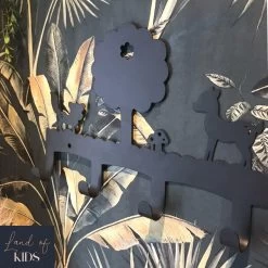 Kinderkapstok Zwart Tyro- Duurzaam Materiaal In Een Luxe Uitstraling. - Kapstok Kinderen - Kinderkamer Haakjes - 5 Haken Metaal - Land Of Kids Kinderkapstokken -Babyproducten Uitverkoop 1200x1200 1174