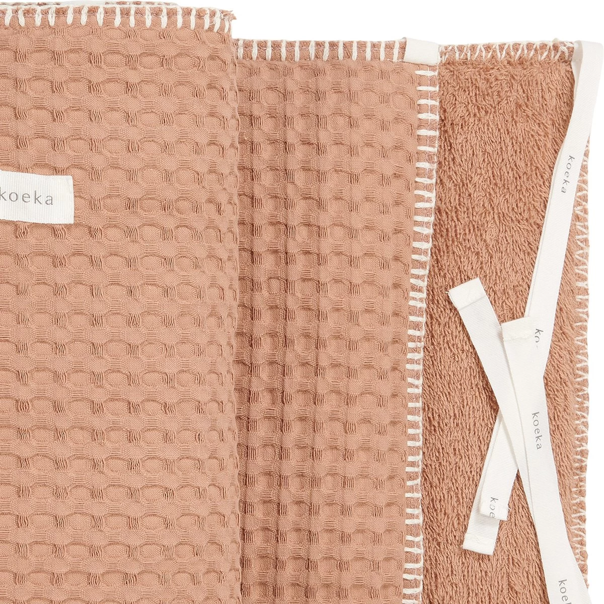 Koeka Boxbumper Wafel Amsterdam - Lichtbruin 180x30cm 2 Koeka Boxbumper Wafel Amsterdam - Lichtbruin 180x30cm - Afbeelding 2