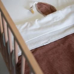 Koeka Baby Dekentje Wieg Teddy Vik - Bruin - 75x100cm -Babyproducten Uitverkoop 1200x1200 1218