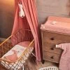 Jollein Baby Hoeslaken Ledikant Jersey 60x120cm - Rosewood