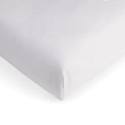 Hoeslaken Jersey 100% Katoen Ledikant 60x120 Wit Mingle Moose.