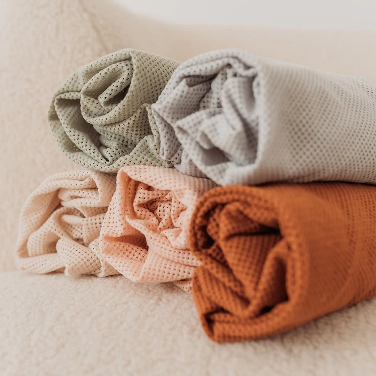 AeroSleep® Hoeslaken - Bed - 120 X 60 Cm - Stone 6 AeroSleep® Hoeslaken - Bed - 120 X 60 Cm - Stone - Afbeelding 6