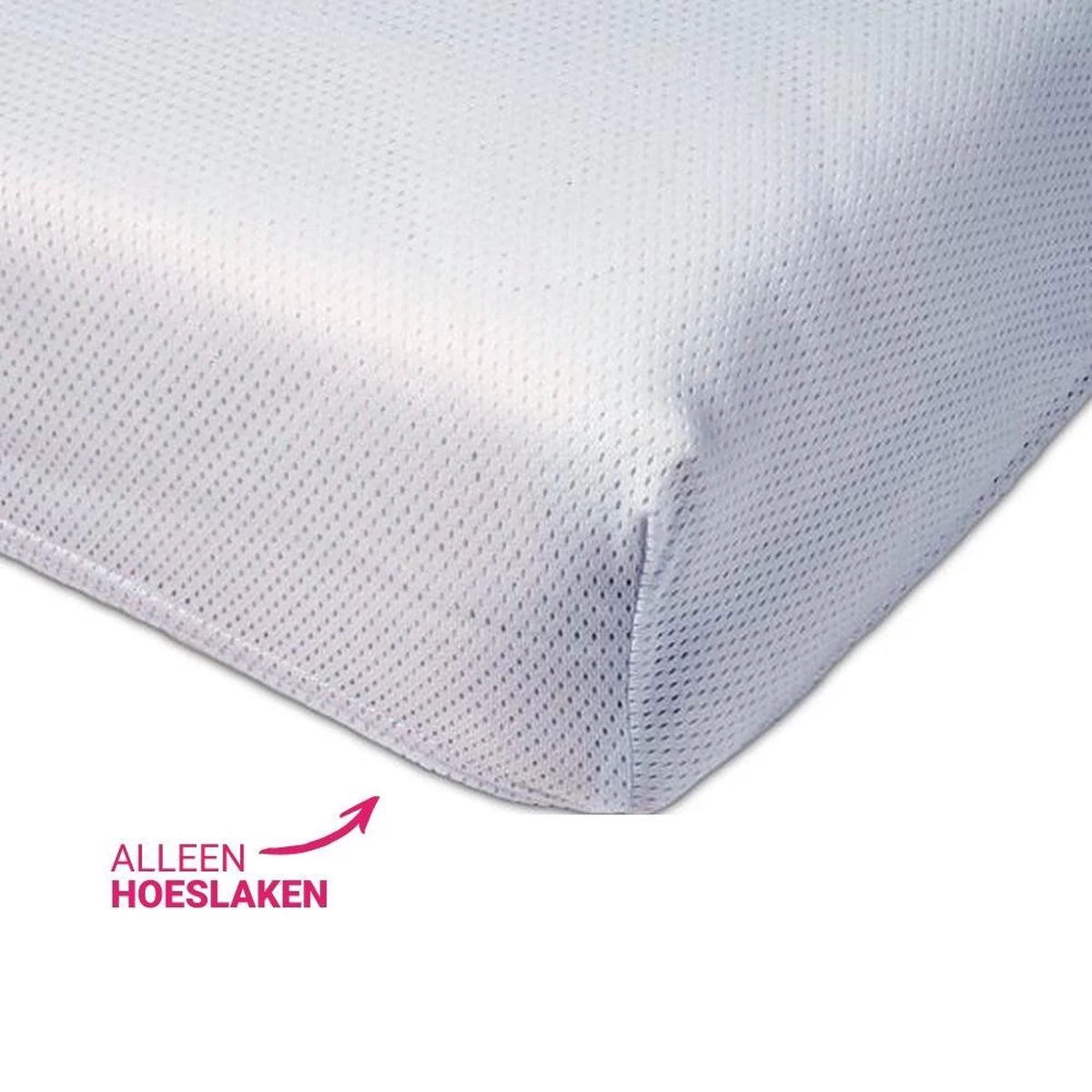 ABZ Airgosafe Dry Fit Hoeslaken - 60x120 Cm - Wit 1 ABZ Airgosafe Dry Fit Hoeslaken - 60x120 Cm - Wit
