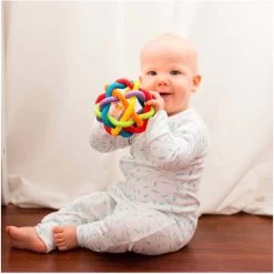 Playgro Buigbare Bendy Ball - Grijp- En Bijtspeelgoed - Incl Rammelaar - Activiteitenbal -Babyproducten Uitverkoop 1200x1200 139