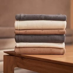 Jollein Baby Deken Wieg 75x100cm Pointelle - Biscuit -Babyproducten Uitverkoop 1200x1200 1409