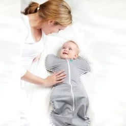 Love To Dream™ Babyslaapzak Swaddle Up™ - Inbakeren - Baby 0-2 Maanden - 2.2-3.8 Kg - All Season - Grijs -Babyproducten Uitverkoop 1200x1200 1426