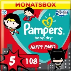 Pampers® Pampers Pants Baby Dry - Luierbroekjes - Maat 5 - 12-17 Kg - Maandbox - Limited Edition, 108 St