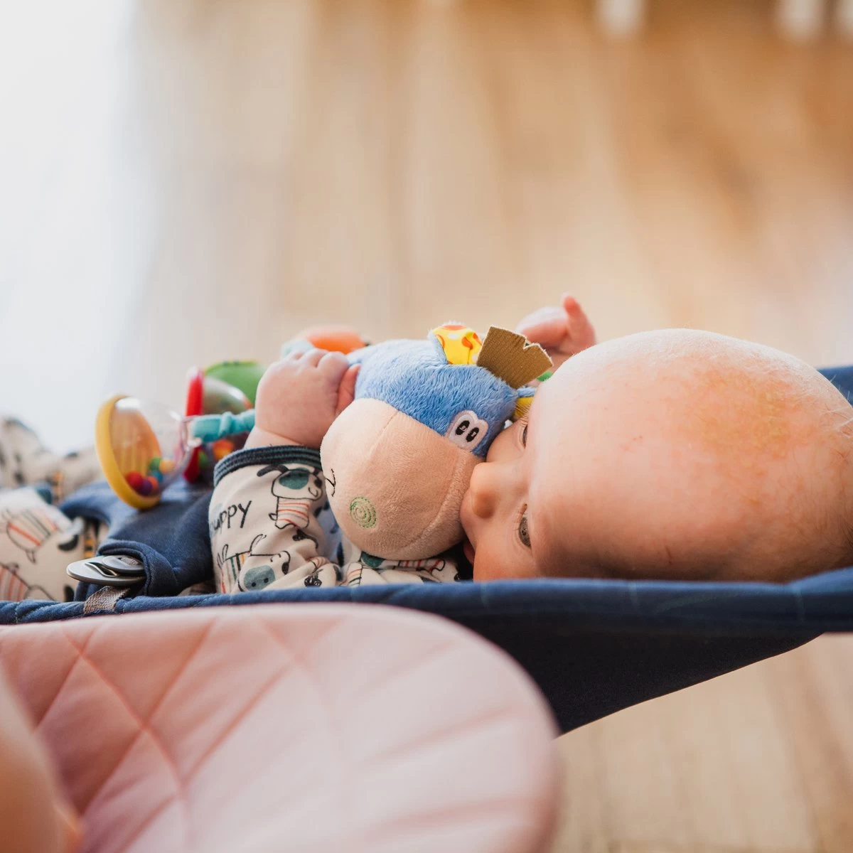 Playgro Clip Clop Rammelaar - Blauw - Activiteitenspeeltje - Kraamkado 9 Playgro Clip Clop Rammelaar - Blauw - Activiteitenspeeltje - Kraamkado - Afbeelding 9