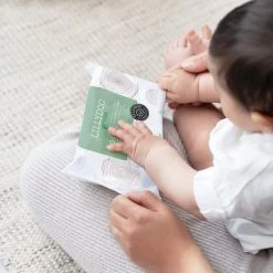 LILLYDOO Green Natural Billendoekjes - Doekjes 100% Vrij Van Plastic & Parfum - 1440 Stuks (24x60) -Babyproducten Uitverkoop 1200x1200 1557