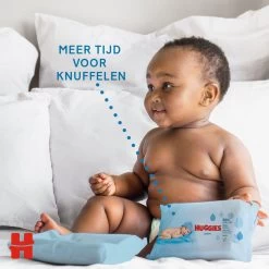 Huggies Billendoekjes - Pure 99% Water - 18 X 56 Stuks - 1008 Doekjes - Voordeelverpakking -Babyproducten Uitverkoop 1200x1200 1594