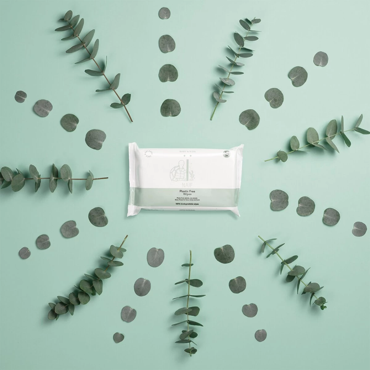 Naïf Plasticvrije Billendoekjes - Voordeelverpakking Box 8 Stuks - 54 Doekjes Per Pak - Met Natuurlijke Ingrediënten 2 Naïf Plasticvrije Billendoekjes - Voordeelverpakking Box 8 Stuks - 54 Doekjes Per Pak - Met Natuurlijke Ingrediënten - Afbeelding 2