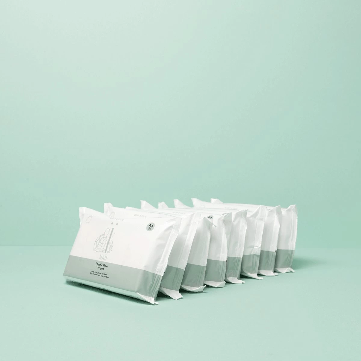 Naïf Plasticvrije Billendoekjes - Voordeelverpakking Box 8 Stuks - 54 Doekjes Per Pak - Met Natuurlijke Ingrediënten 7 Naïf Plasticvrije Billendoekjes - Voordeelverpakking Box 8 Stuks - 54 Doekjes Per Pak - Met Natuurlijke Ingrediënten - Afbeelding 7