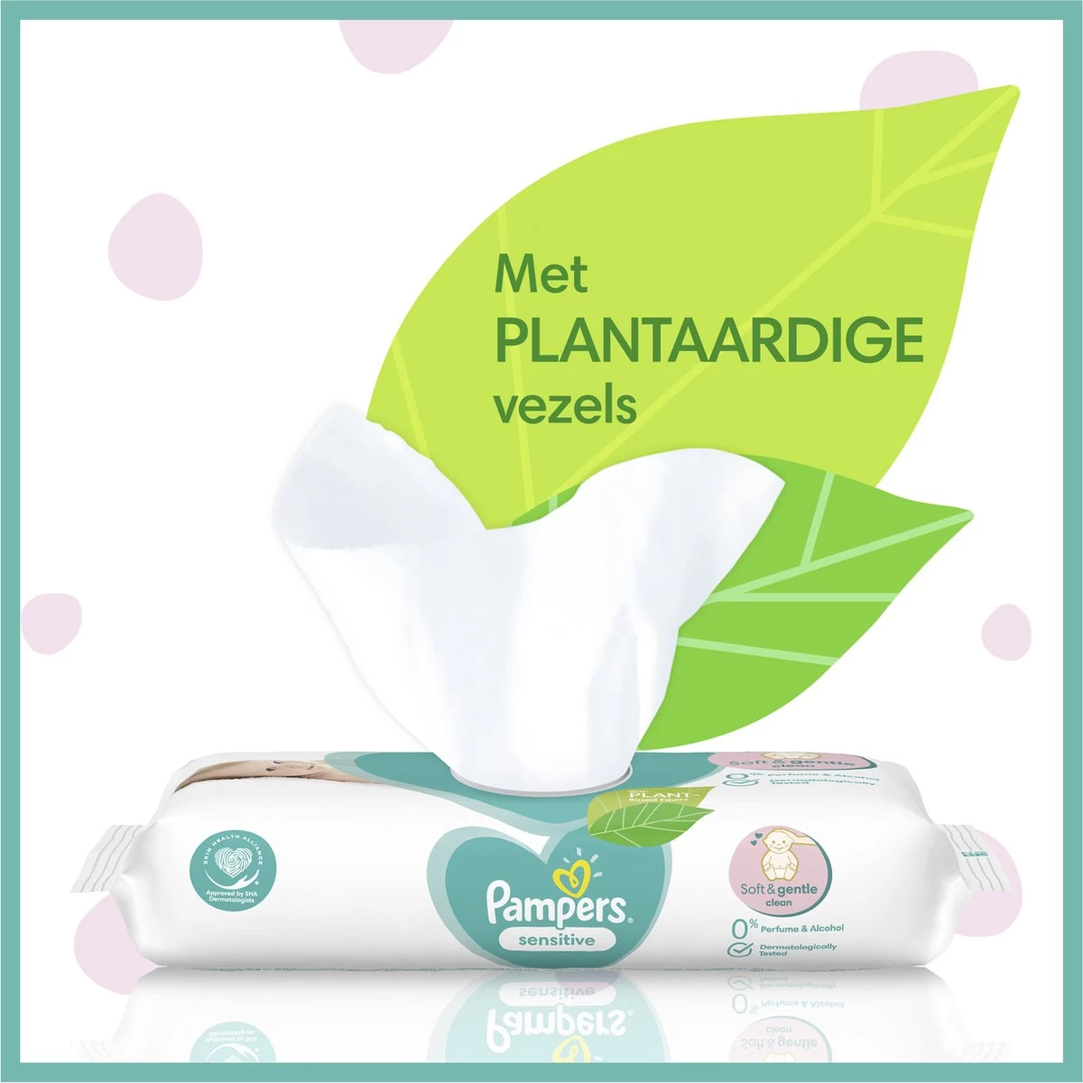 Pampers® Pampers - Sensitive - Billendoekjes - 1872 Doekjes - 36 X 52 4 Pampers® Pampers - Sensitive - Billendoekjes - 1872 Doekjes - 36 X 52 - Afbeelding 4