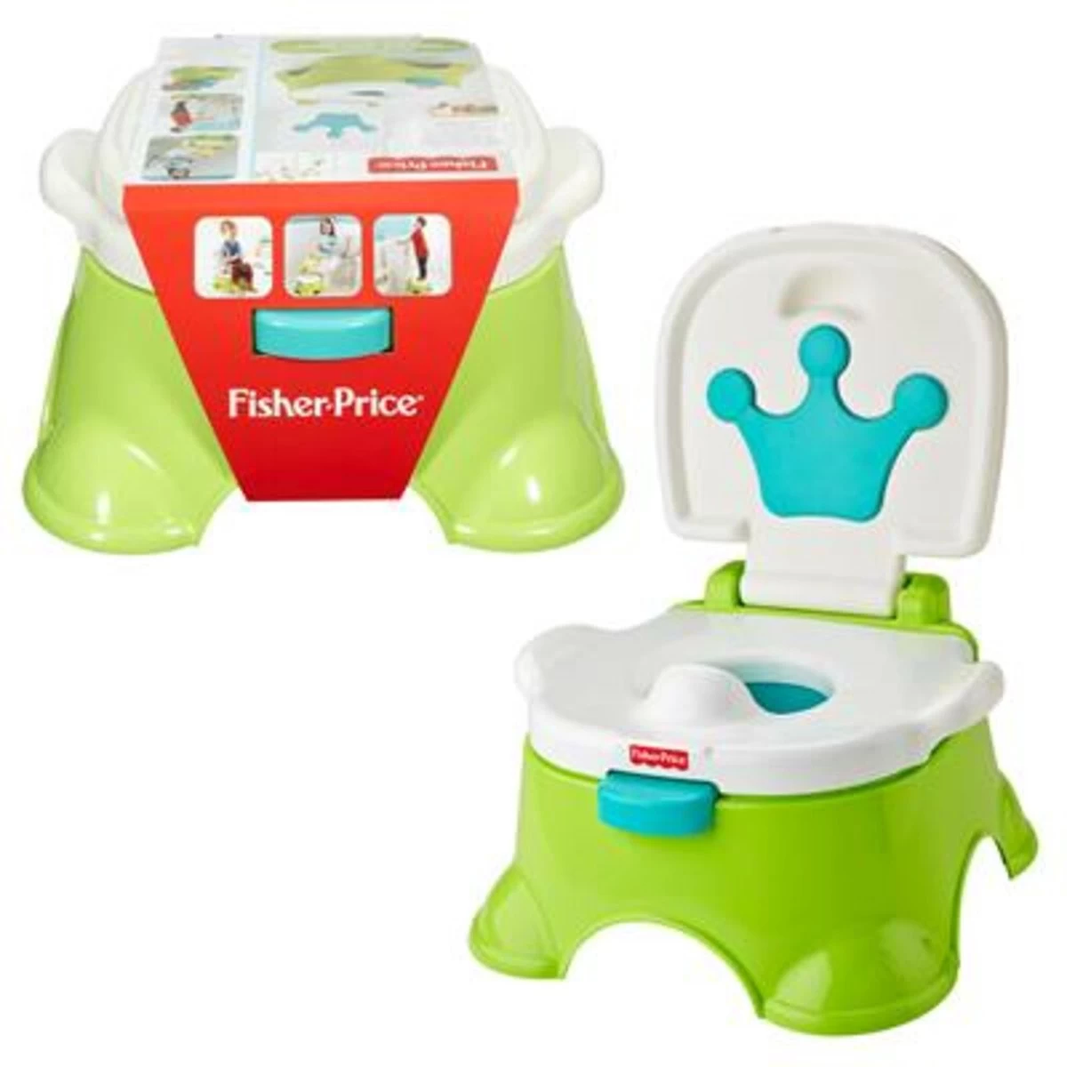 Fisher Price Fisher-Price Koninklijk Plaspotje - Groen 10 Fisher Price Fisher-Price Koninklijk Plaspotje - Groen - Afbeelding 10