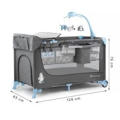 Kinderkraft Joy Luxe - Campingbed Met Schommelfunctie Blauw -Babyproducten Uitverkoop 1200x1200 193