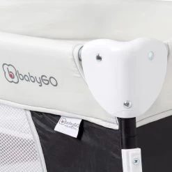 Campingbed BabyGO Sleeper DeLuxe Zwart (incl. Bodemverhoger) -Babyproducten Uitverkoop 1200x1200 200