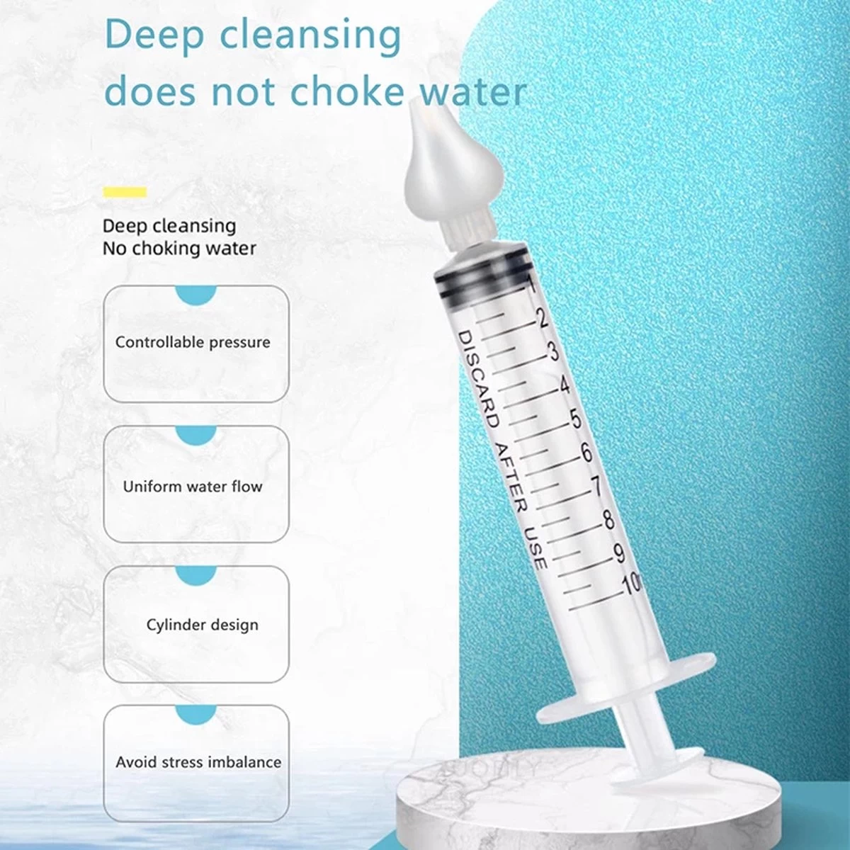 BabyBreathe - Vlot Ademen Voor Baby’s - Spuitje Om Snot En Slijm Weg Te Krijgen - Gebruiksvriendelijke Variant Voor Neuspeer. 3 BabyBreathe - Vlot Ademen Voor Baby’s - Spuitje Om Snot En Slijm Weg Te Krijgen - Gebruiksvriendelijke Variant Voor Neuspeer. - Afbeelding 3