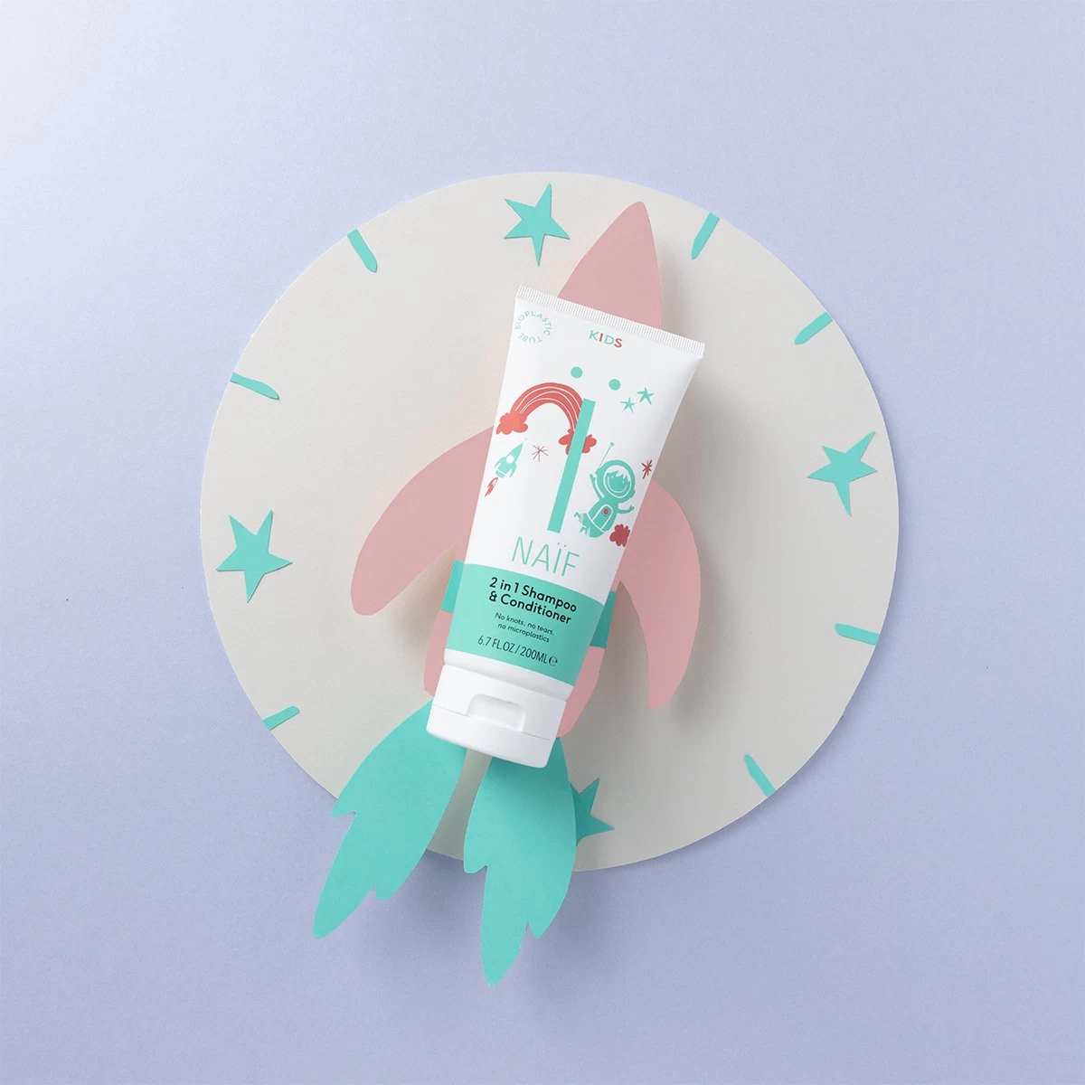 Naïf Voedende Shampoo En Conditioner - Kids - 200ml - Voordeelverpakking - Met Natuurlijke Ingrediënten 2 Naïf Voedende Shampoo En Conditioner - Kids - 200ml - Voordeelverpakking - Met Natuurlijke Ingrediënten - Afbeelding 2