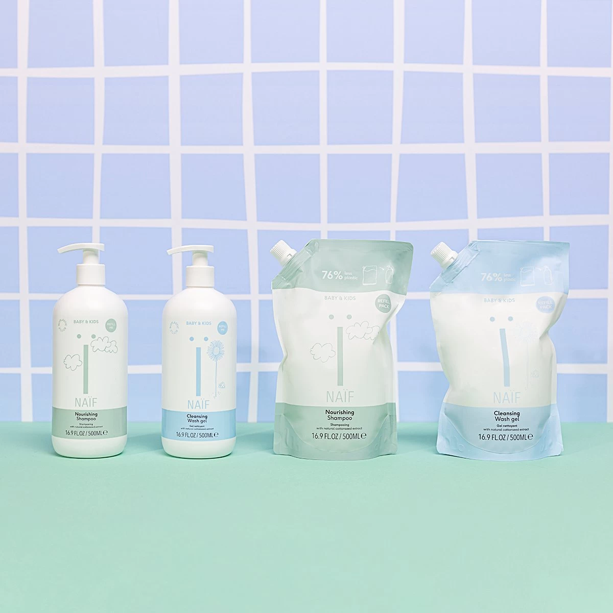 Naïf Voedende Shampoo Pompfles - Baby En Kids - 500ml - Met Natuurlijke Ingrediënten 4 Naïf Voedende Shampoo Pompfles - Baby En Kids - 500ml - Met Natuurlijke Ingrediënten - Afbeelding 4