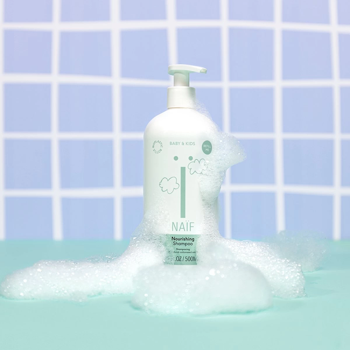 Naïf Voedende Shampoo Pompfles - Baby En Kids - 500ml - Met Natuurlijke Ingrediënten 5 Naïf Voedende Shampoo Pompfles - Baby En Kids - 500ml - Met Natuurlijke Ingrediënten - Afbeelding 5