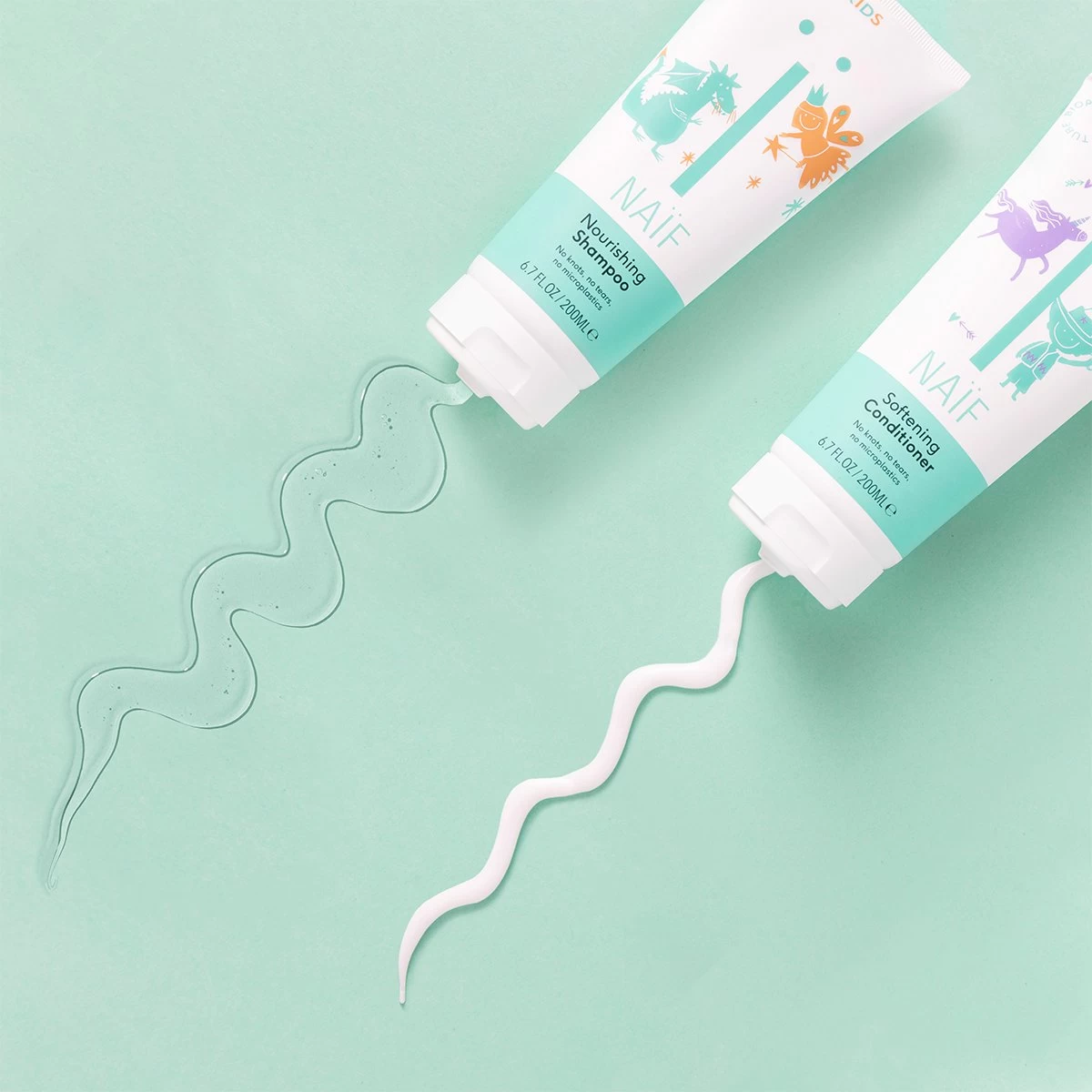 Naïf Kids Conditioner - Voordeelverpakking 2 X 200ml - Met Natuurlijke Ingrediënten 2 Naïf Kids Conditioner - Voordeelverpakking 2 X 200ml - Met Natuurlijke Ingrediënten - Afbeelding 2