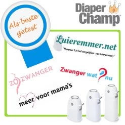 Luieremmer Large Zilver - Groot - Zonder Navulling - Geschikt Voor Pampers En Huggies - Stoma -Babyproducten Uitverkoop 1200x1200 2148