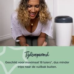 Tommee Tippee Simplee Sangenic Luieremmer, Milieuvriendelijker Systeem, Inclusief 6 Navulcassettes Met Duurzaam Geproduceerde Antibacteriële GREENFILM, Grijs 9 Tommee Tippee Simplee Sangenic Luieremmer, Milieuvriendelijker Systeem, Inclusief 6 Navulcassettes Met Duurzaam Geproduceerde Antibacteriële GREENFILM, Grijs -Babyproducten Uitverkoop 1200x1200 2165