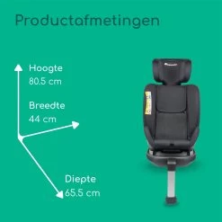 Bebeconfort EvolveFix Plus I-Size - Autostoel - Black Mist - Vanaf De Geboorte Tot 12 Jaar -Babyproducten Uitverkoop 1200x1200 271