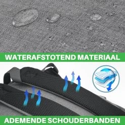 Brisby Slijtvaste Luiertas – Verzorgingstas – Met Buggymontage -Donkergrijs -Babyproducten Uitverkoop 1200x1200 383